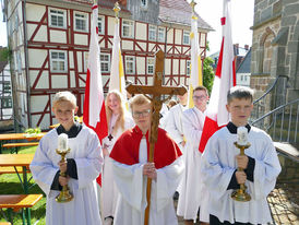 Feierlicher Gründungsgottesdienst der Pfarrei St. Heimerad (Foto: Karl-Franz Thiede)